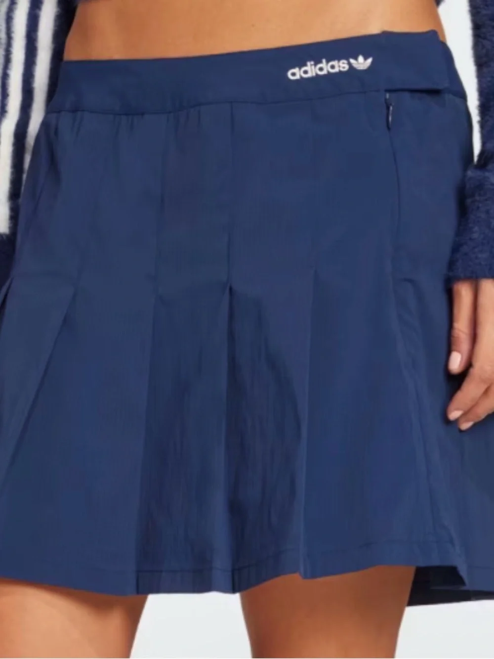 adidas Deep Navy Circle Skater Skirt